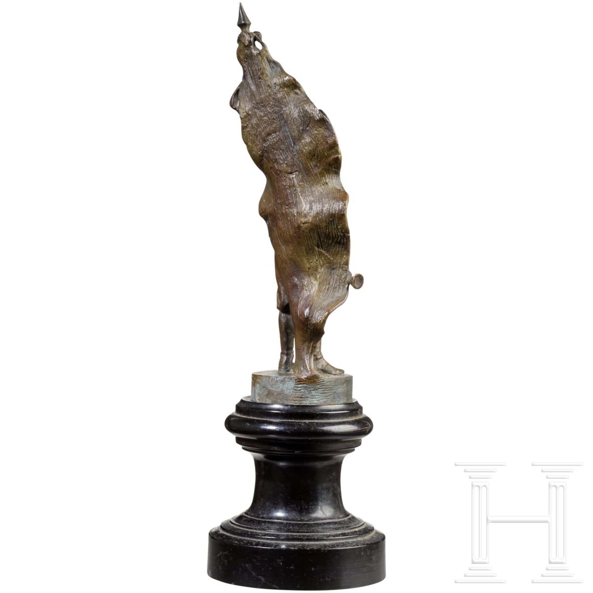Bronzefigur eines Feuerwehrmanns - Image 2 of 3