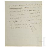 Napoleon I. - eigenhändig signierter Brief, Smolensk, 14.11.1812 um 8 Uhr morgens