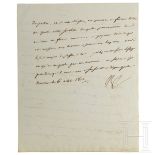 Napoleon I. - eigenhändig signierter Brief, Moskau, 6.10.1812