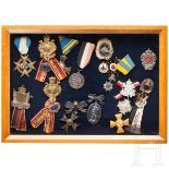 Sammlung von 16 Auszeichnungen und Abzeichen Kriegerverein, Preußen, Lippe und andere