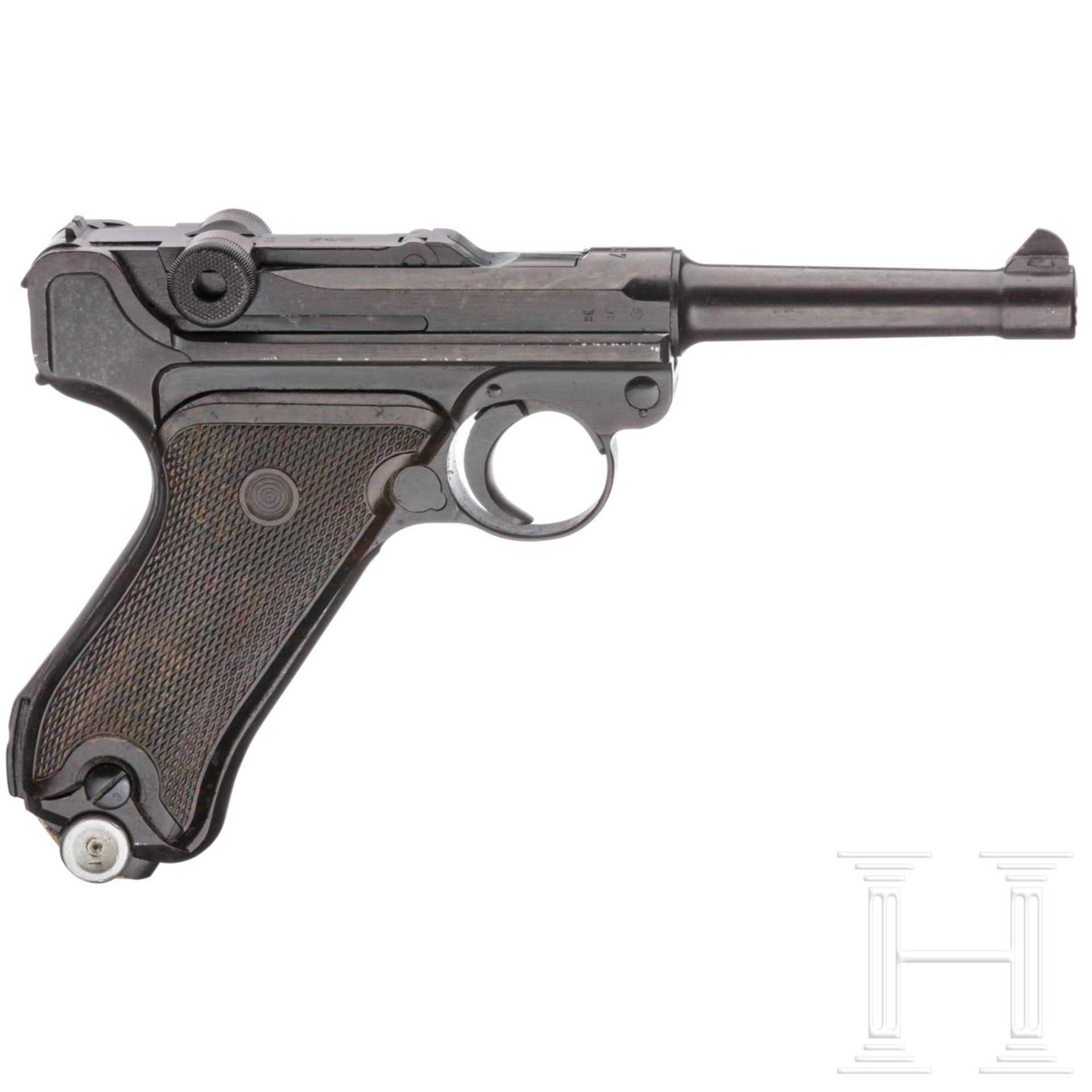 Pistole 08, Mauser, Code "1937 - S/42" - Bild 2 aus 3