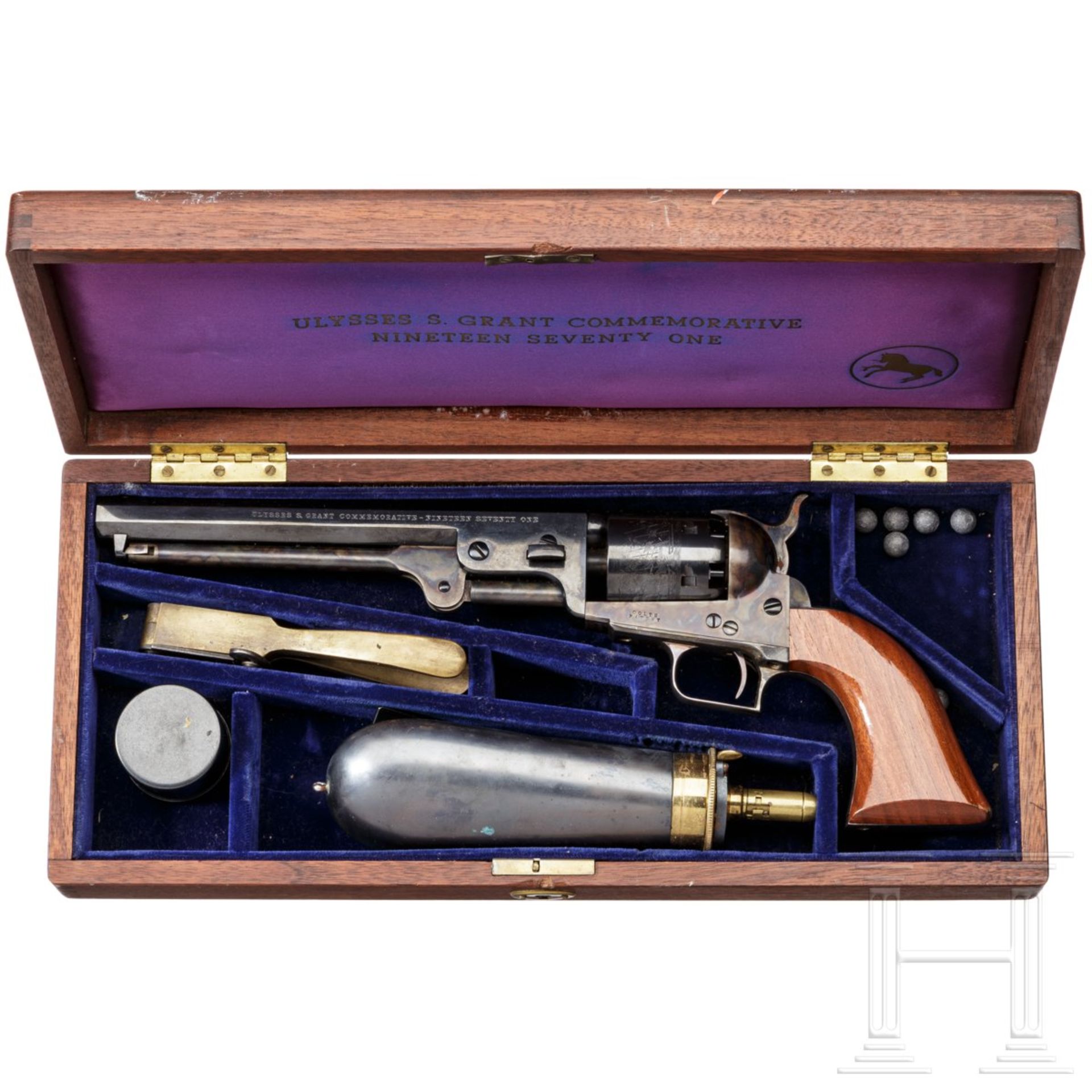 Perkussionsrevolver Colt Mod. 1851 Navy, Ulysses S. Grant Commemorative, USA, um 1970