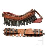 Kartuschbandolier und Gürtel, balkantürkisch, 19./20. Jhdt.