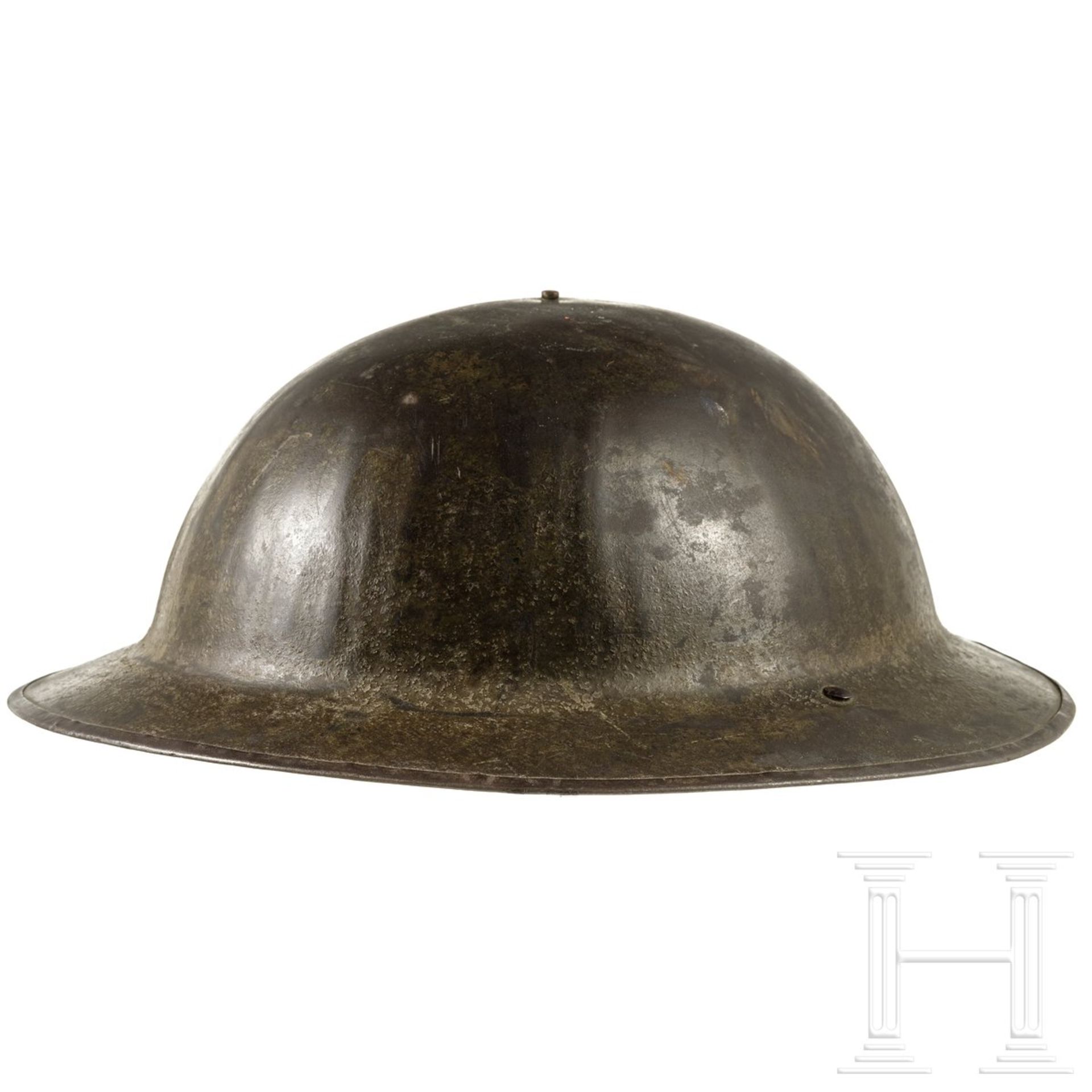 Stahlhelm Mk I, Großbritannien, um 1917