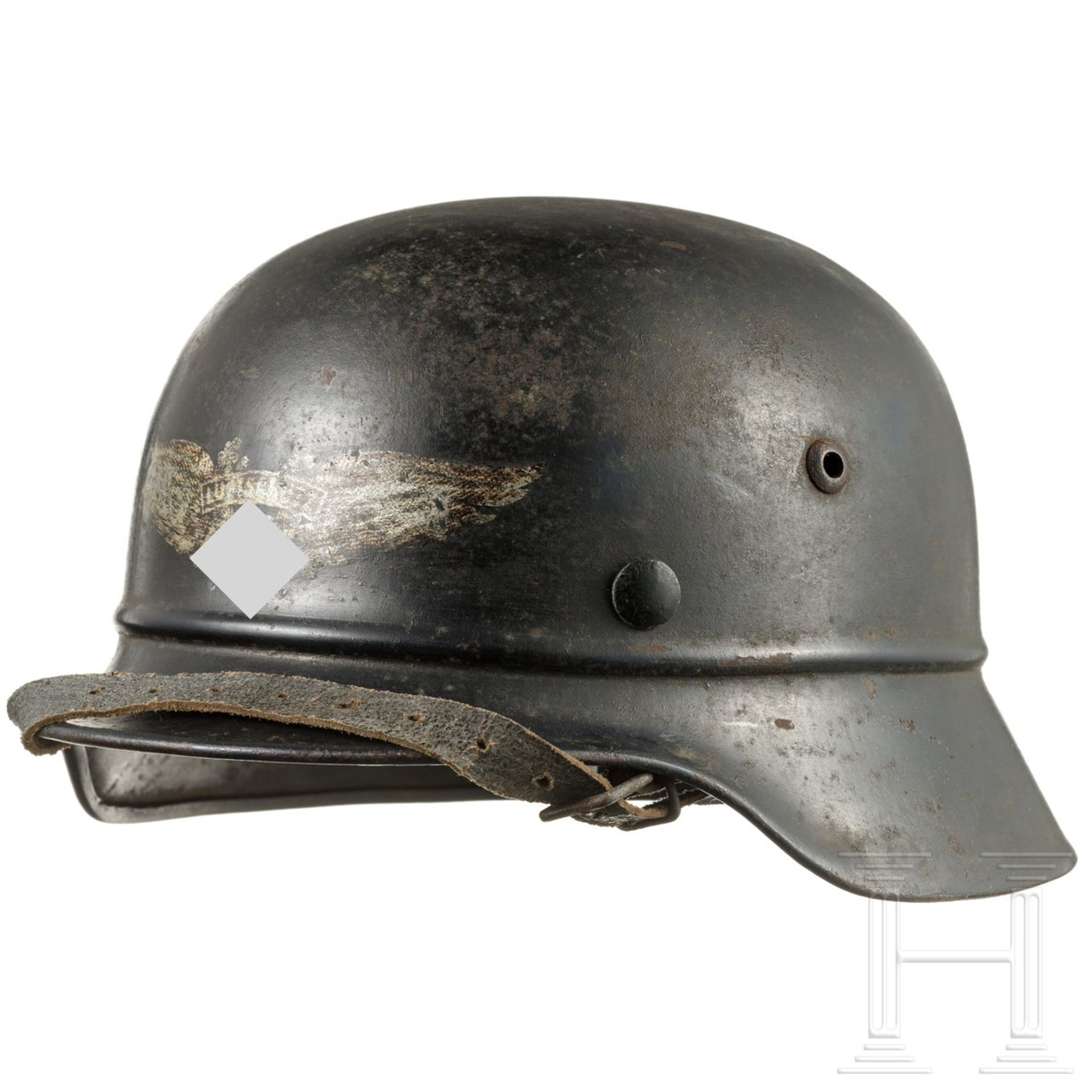 Stahlhelm M 35 für Luftschutz, deutsch, um 1939