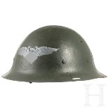 Stahlhelm mit Luftschutzemblem, deutsch, 1940er Jahre