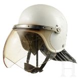 Anti-Demo-Helm (VoPo) mit Schutzvisier, DDR, Ende 1980er Jahre