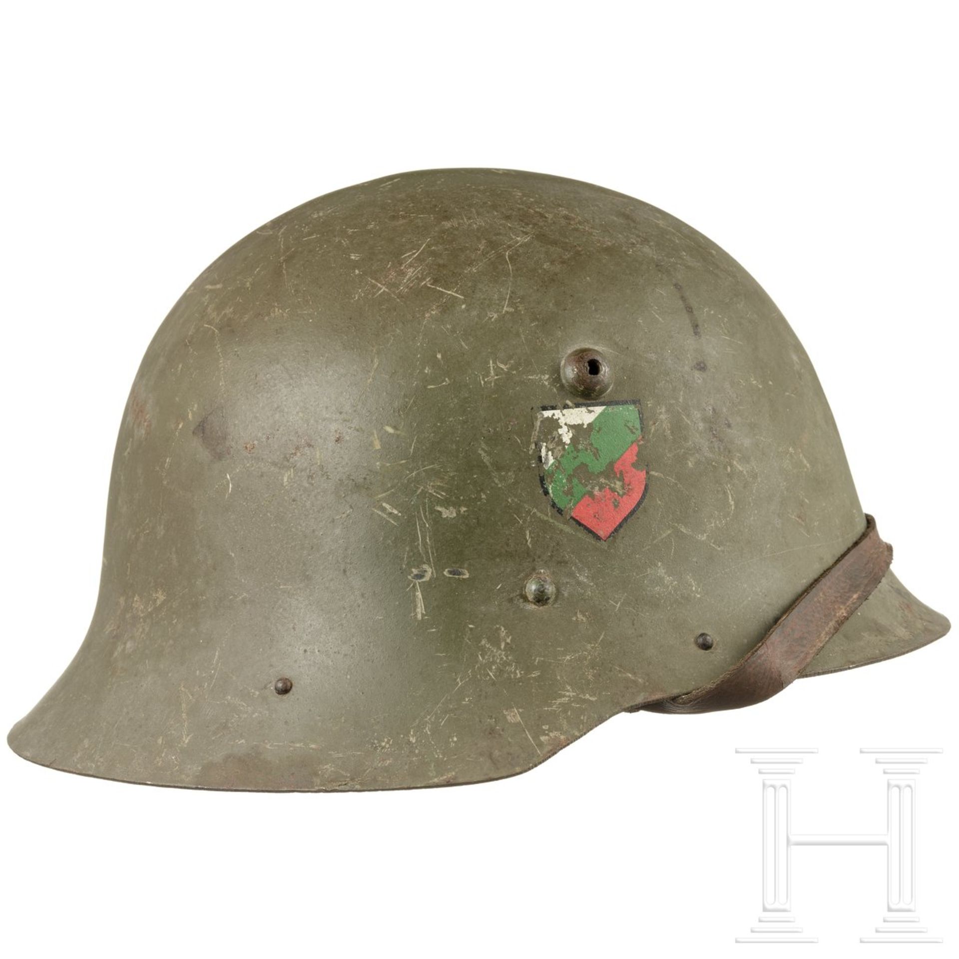 Stahlhelm M 36, Bulgarien, 1930er - 1940er Jahre - Bild 2 aus 4