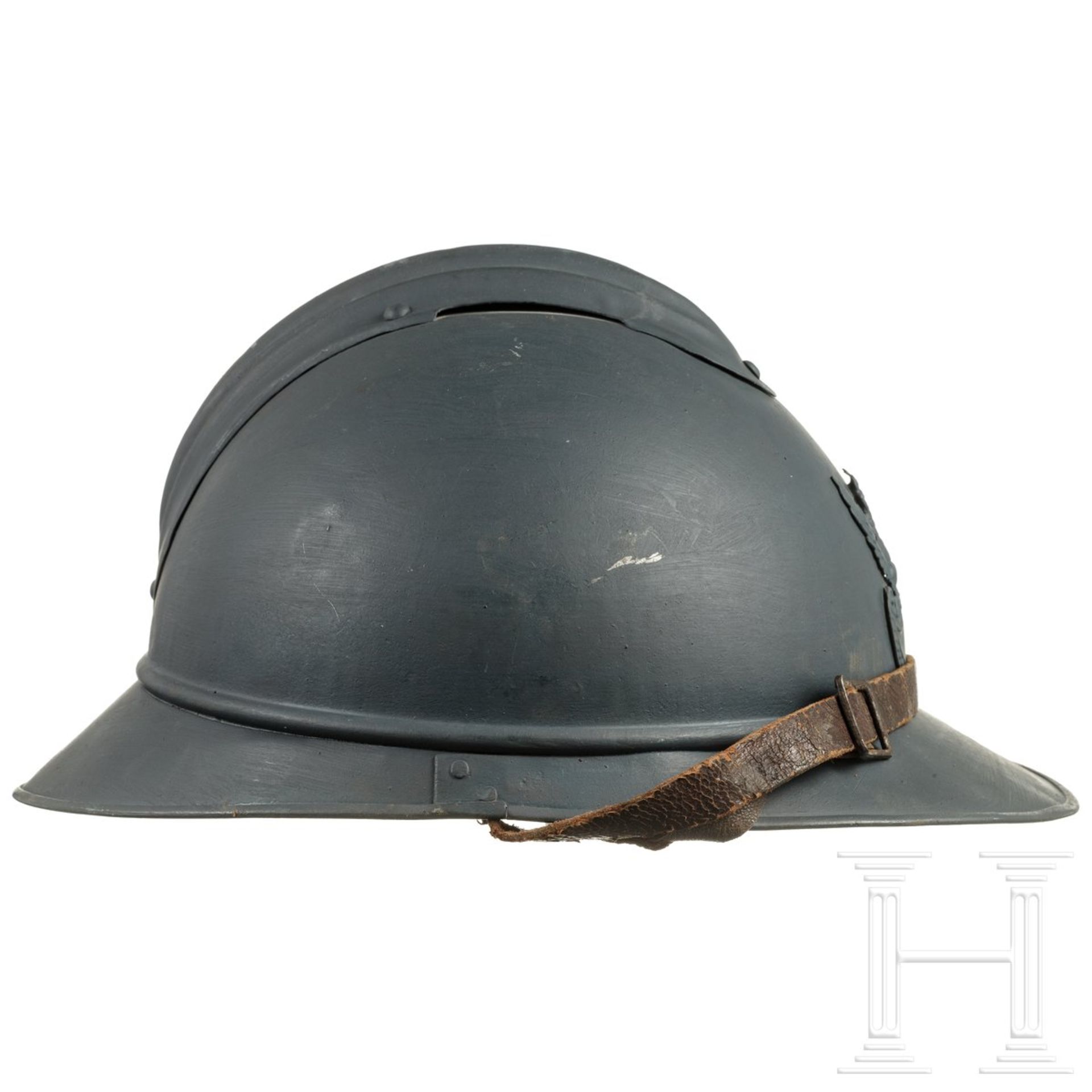 Stahlhelm M 15 Adrian für polnische Freiwillige in der französischen Armee, Frankreich/Polen, 1915 - - Bild 2 aus 4