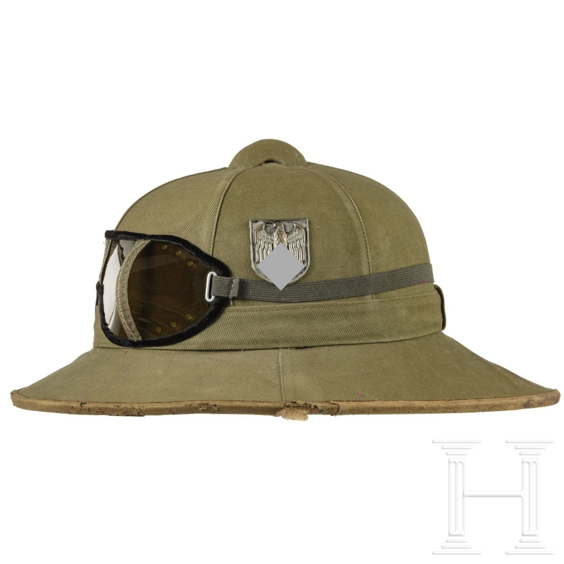 Deutscher Tropenhelm M 41 für Heeresangehörige - Bild 3 aus 4