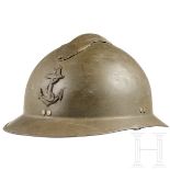 Stahlhelm M 26 Adrian der Marine oder Kolonialtruppen, Frankreich, 1930er - 1940er