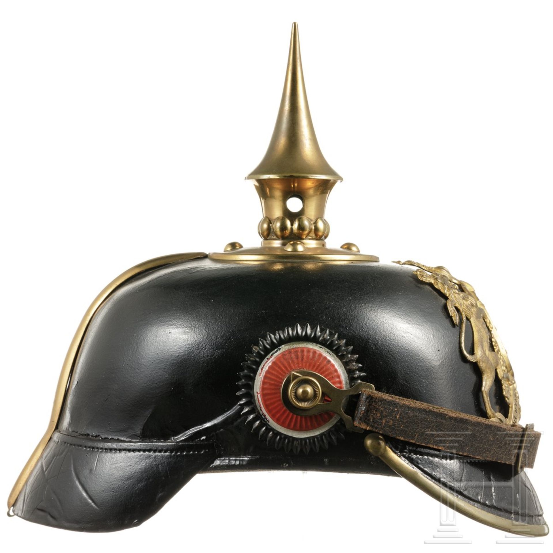 Helm für Mannschaften der württembergischen Infanterie, um 1910 - Bild 2 aus 4