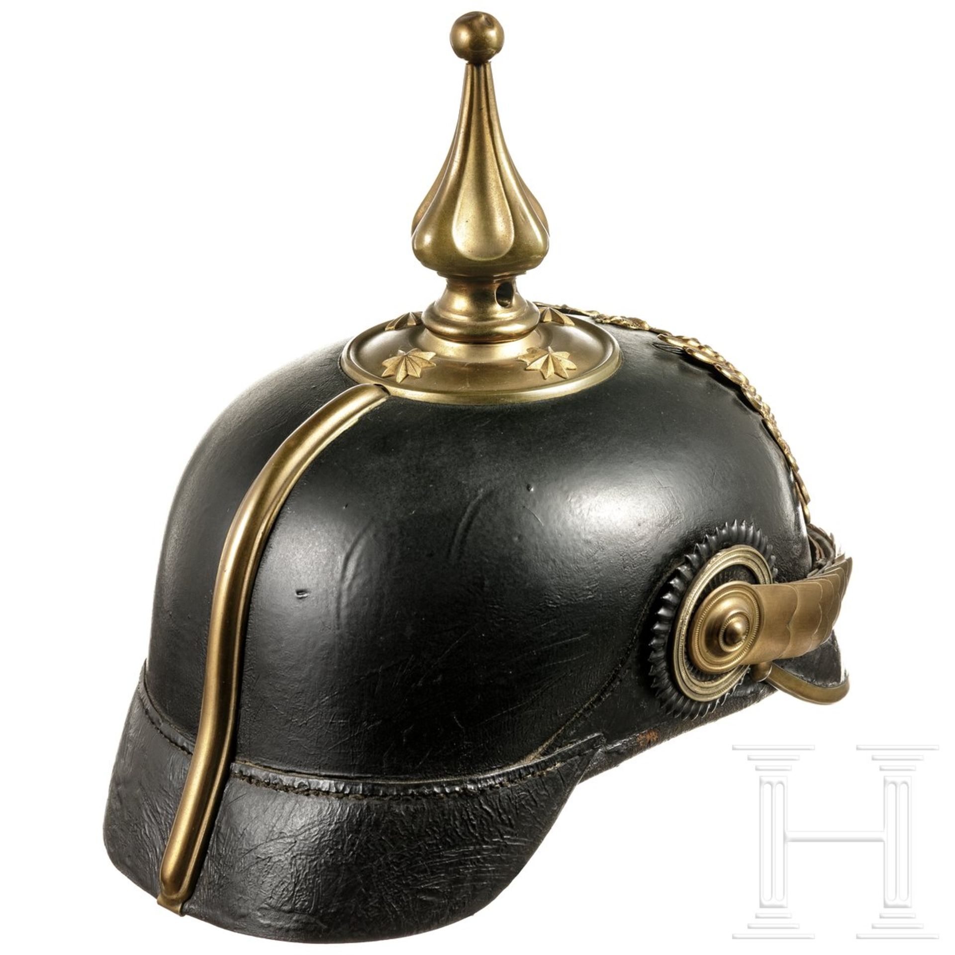 Helm für Beamte des preußischen Zolls, um 1890 - Bild 3 aus 4