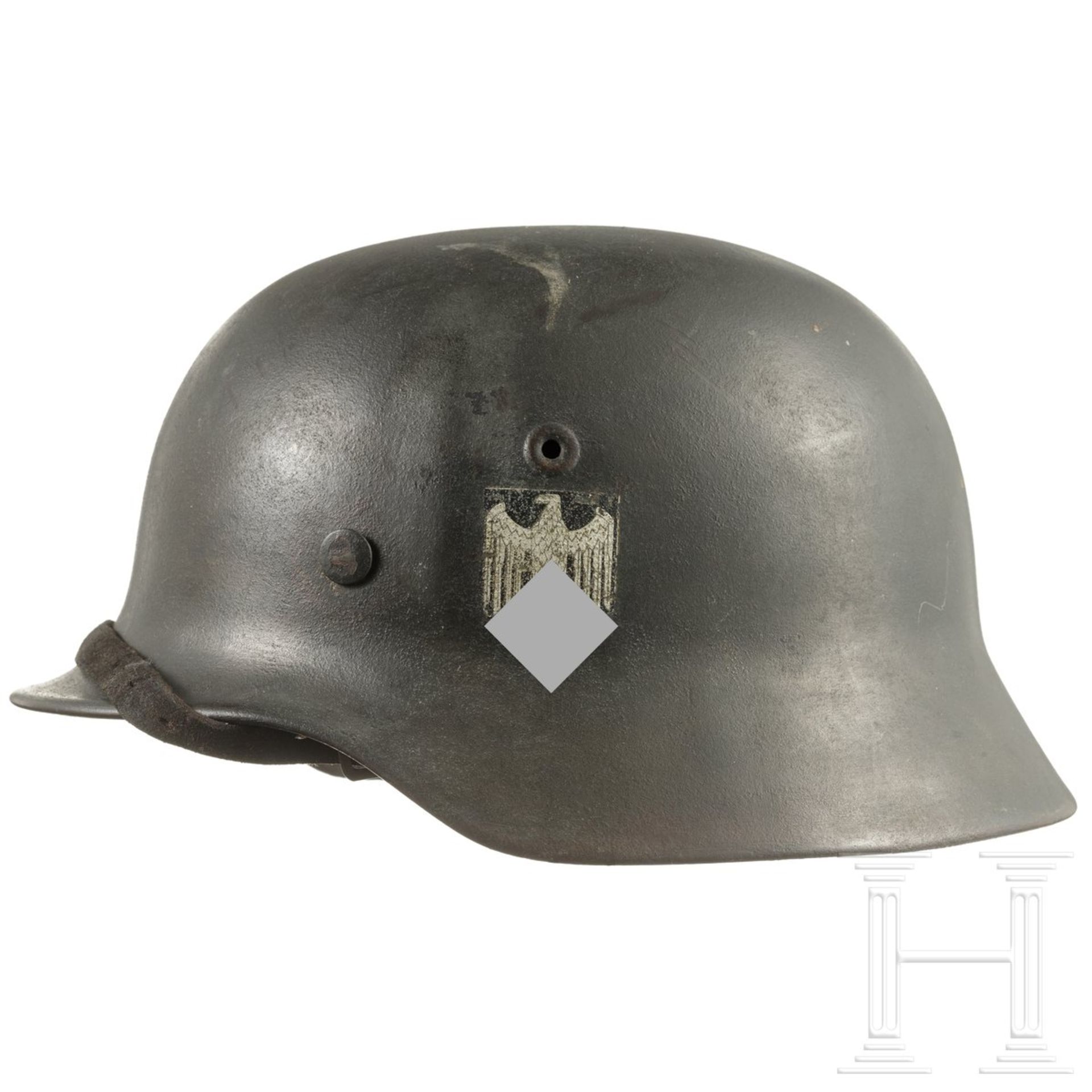 Stahlhelm M 35/40, deutsch, 1941 - 1945 - Image 3 of 7