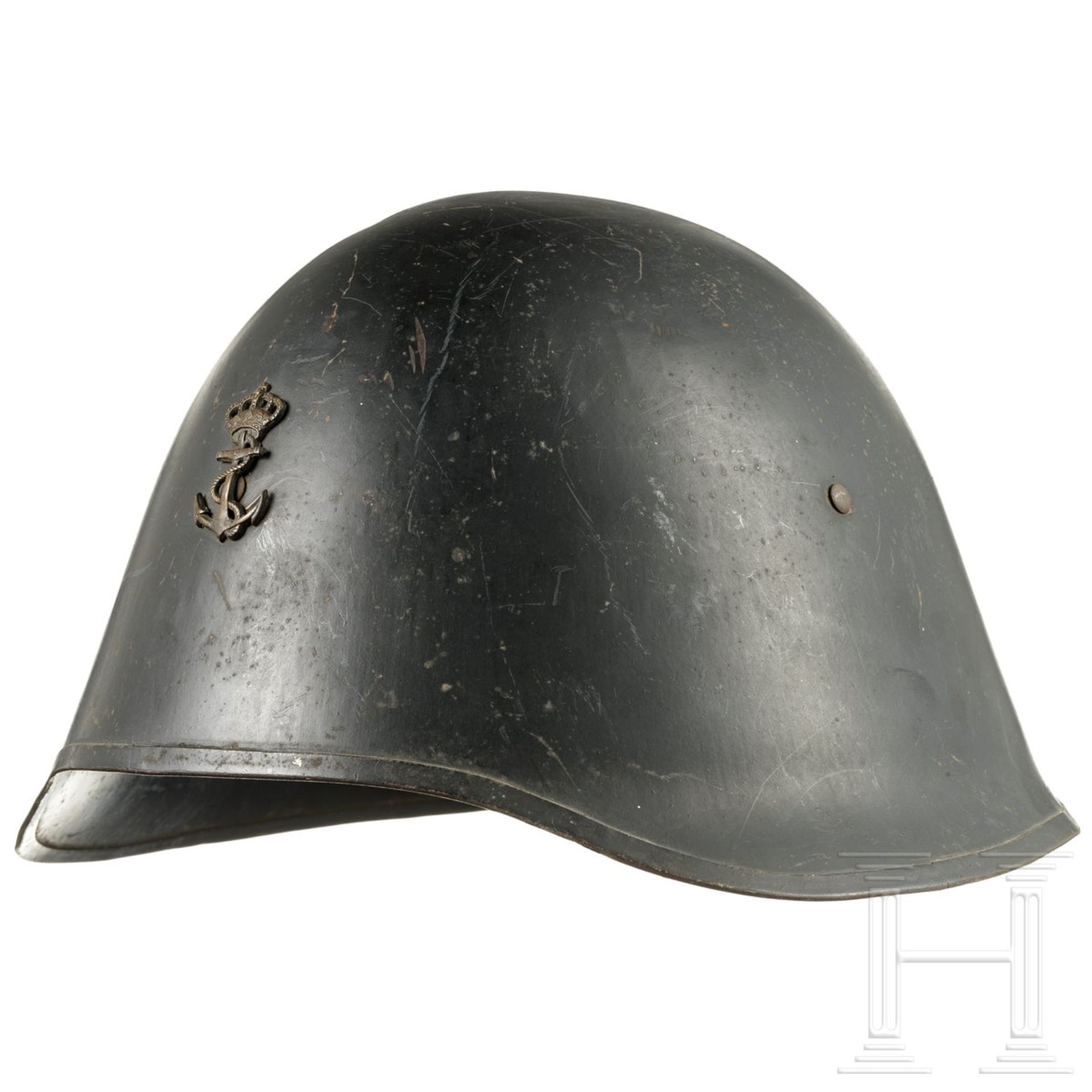 Stahlhelm M 41 der Marine, Dänemark, 1940er Jahre