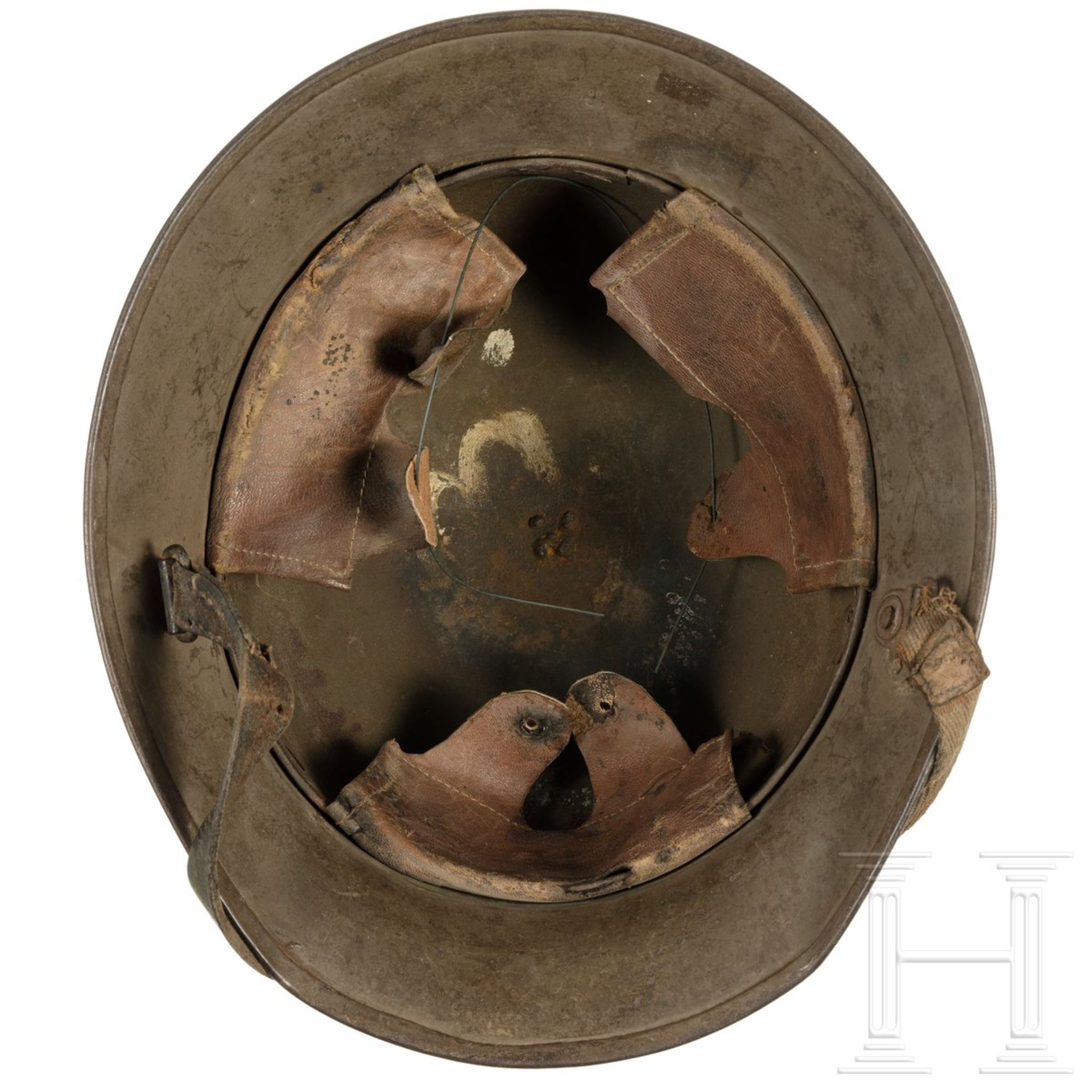 Stahlhelm Modell Berndorfer, modifiziert, Österreich-Ungarn, um 1918 - Image 4 of 5