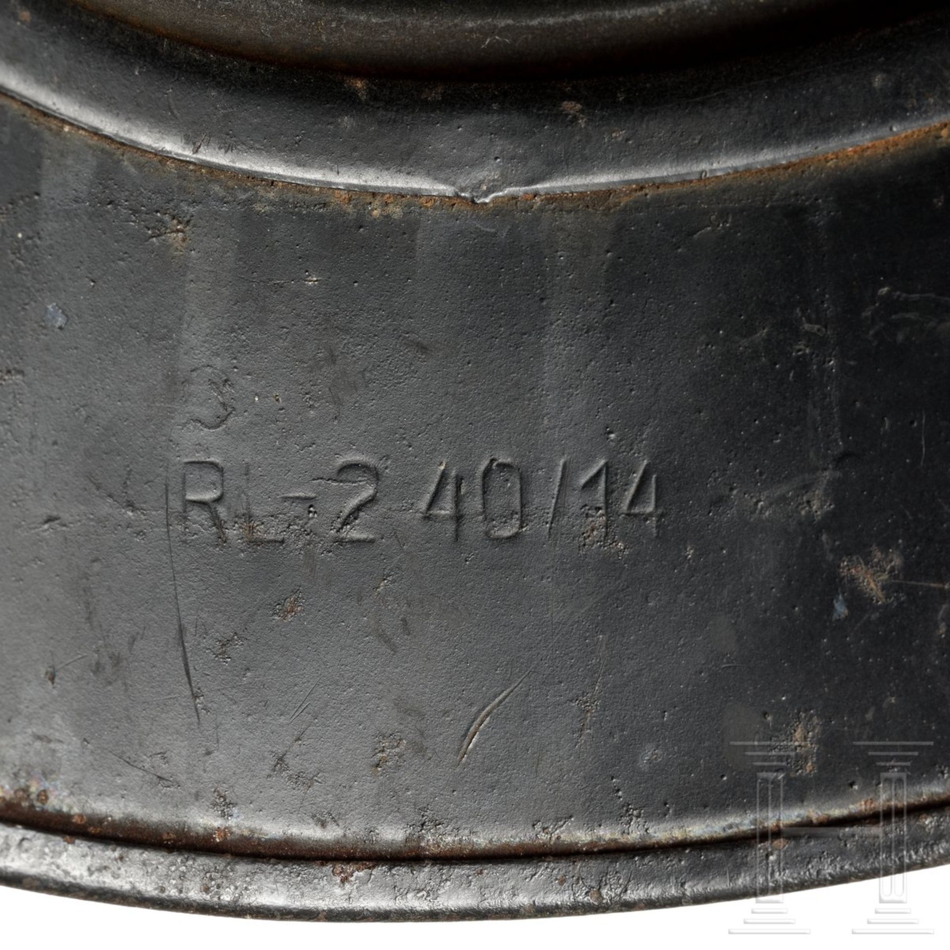 Deutscher Stahlhelm M 38 für Luftschutz, um 1940 - Bild 4 aus 4