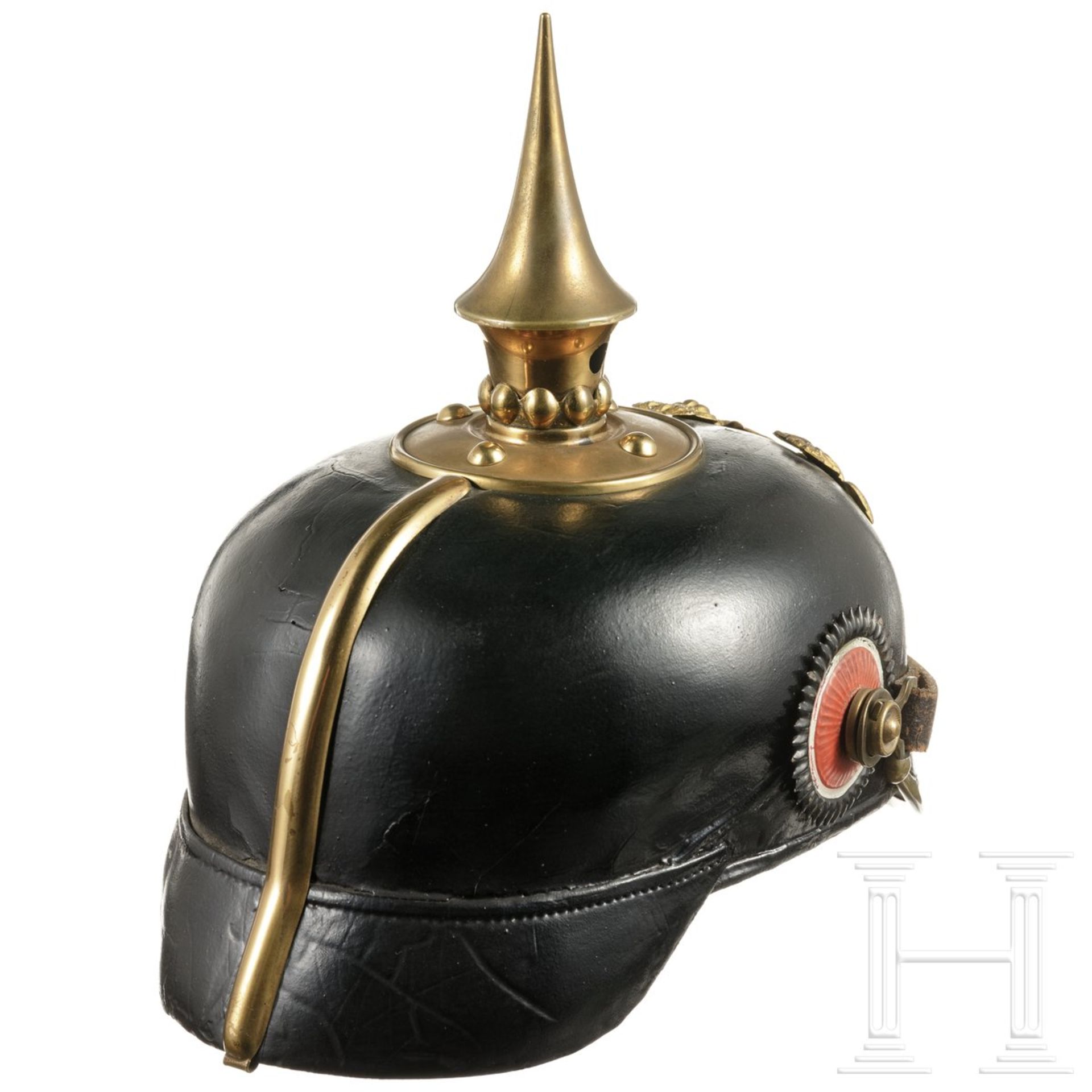 Helm für Mannschaften der württembergischen Infanterie, um 1910 - Bild 3 aus 4