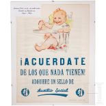 Plakat - "Spanische Winterhilfe" (Sozialhilfe)