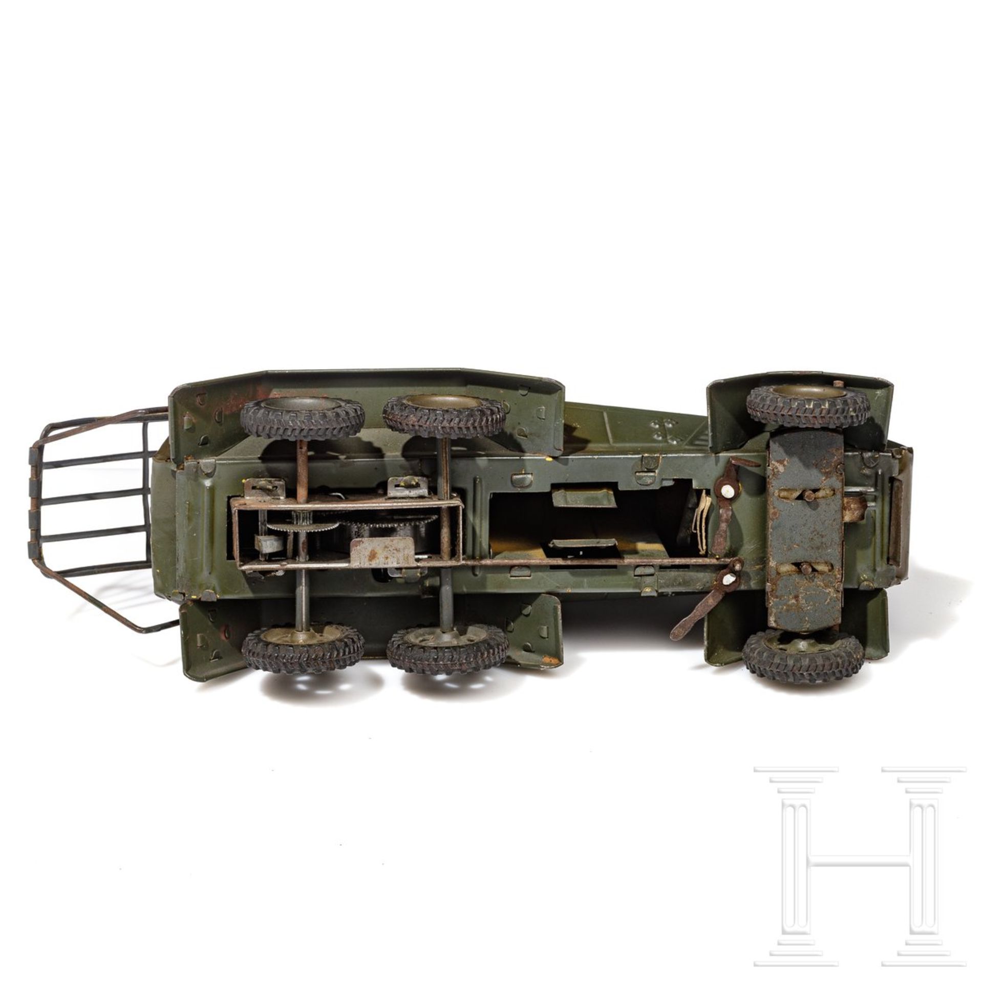 Lineol-Panzerspähwagen 1211 in grau mit Kennzeichen WH 5175 - Bild 3 aus 3