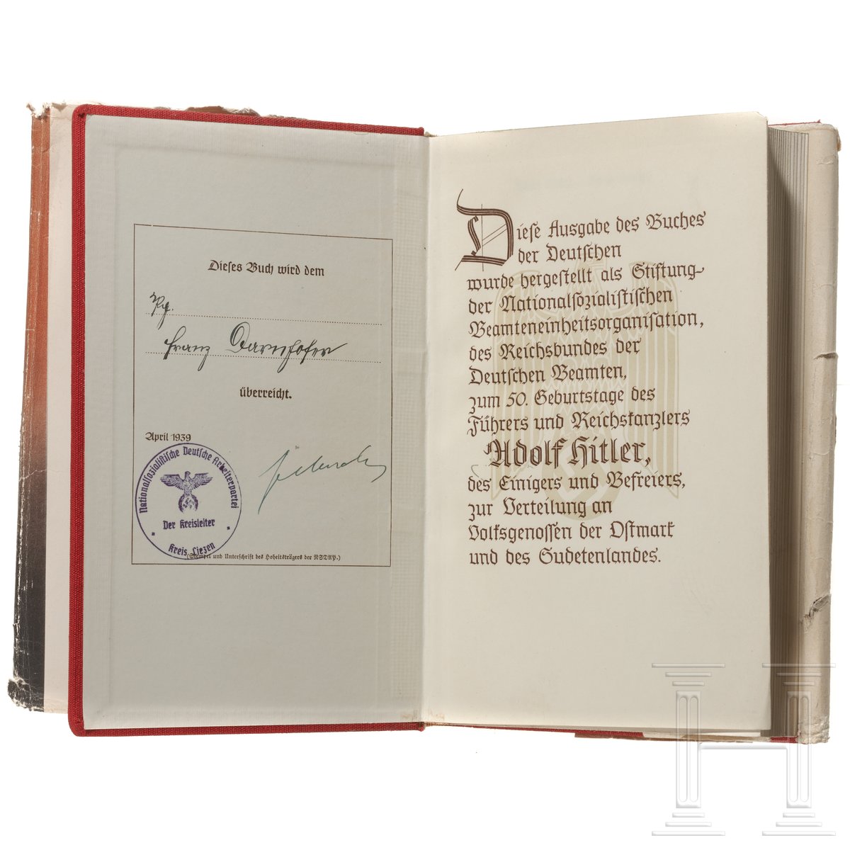 Zwei Ausgaben "Mein Kampf" - Image 3 of 4