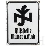 Emaille-Schild der NSV