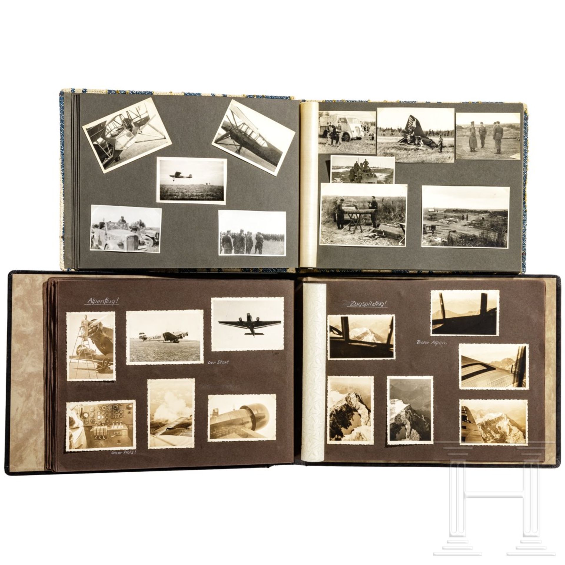 Vier Fotoalben, deutsch, 2. Weltkrieg, mit Aufnahmen Charkow (Russland) - Image 2 of 4