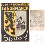 Plakat "Bij de SS-Stormbrigade Langemarck"