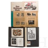 "Ex Libris"-Sammlung, drei Zigarettenbilderalben