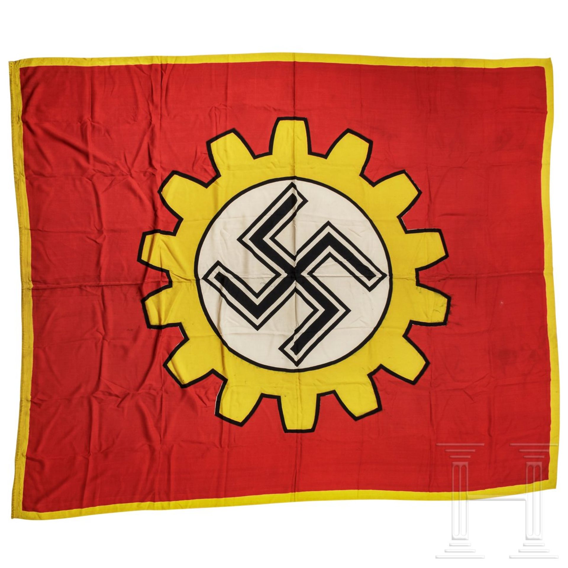 Fahne der Deutschen Arbeitsfront (DAF) für NS-Musterbetriebe