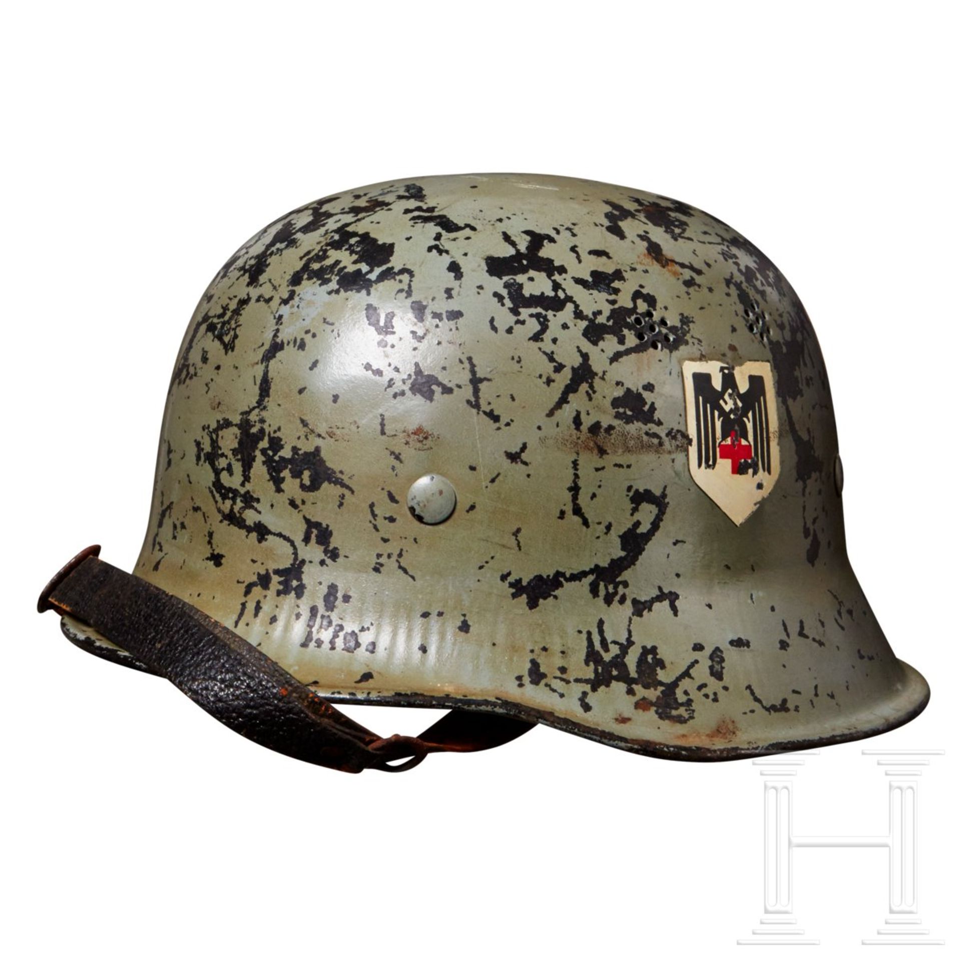 A Steel Helmet M 34 Red Cross Single Decal