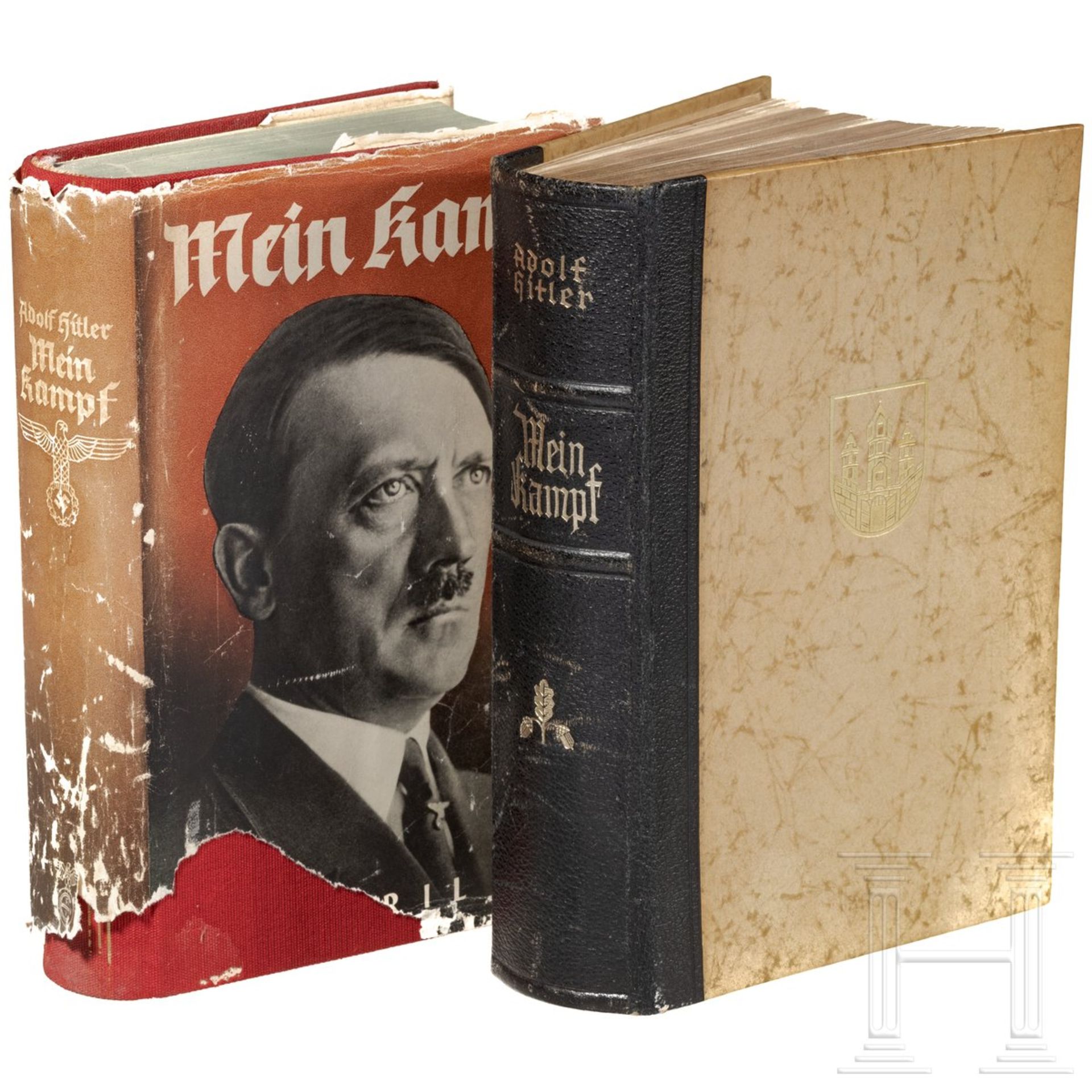 Zwei Ausgaben "Mein Kampf"