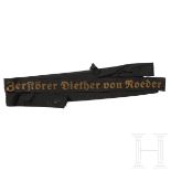 Mützenband der Deutschen Kriegsmarine - "Zerstörer Diether von Roeder"