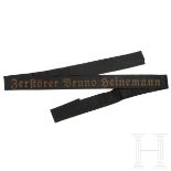 Mützenband der Deutschen Kriegsmarine - "Zerstörer Bruno Heinemann"