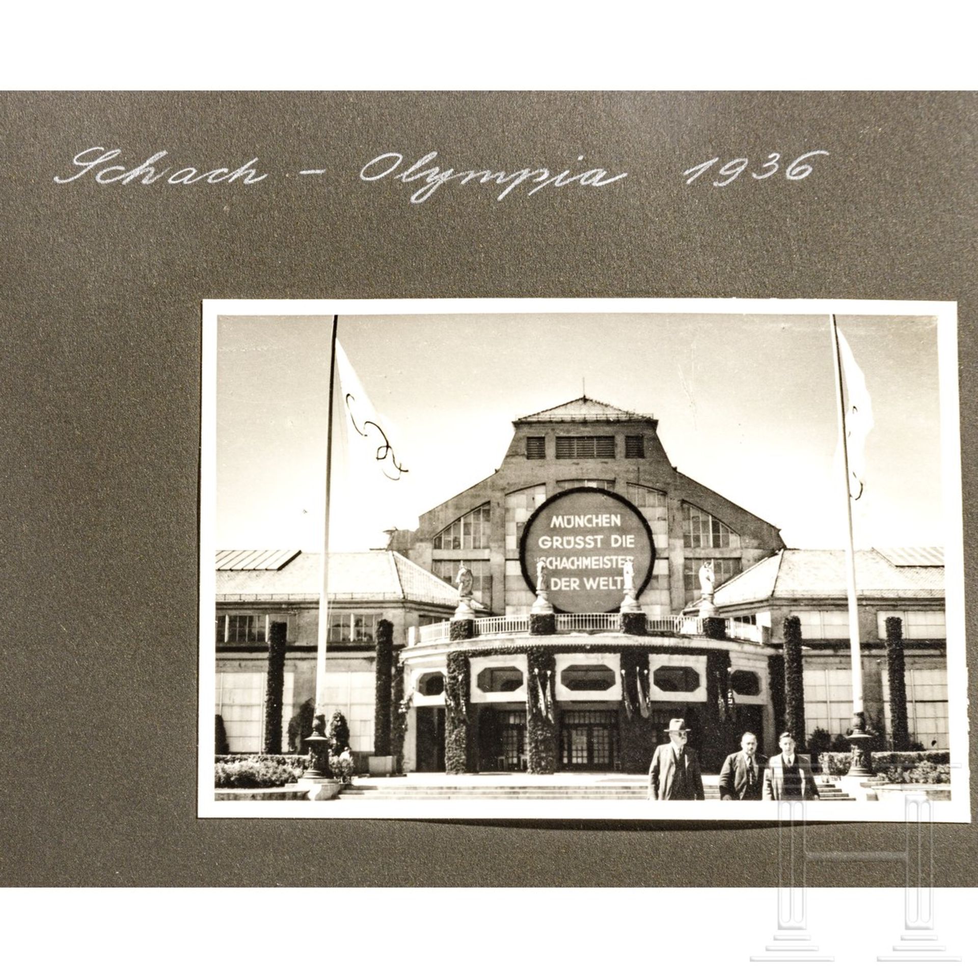 Fotoalbum zur Schach-Olympia 1936 in München - Bild 2 aus 6