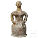 Minoische Frauenstatuette, Kreta, ca. 13. - 11. Jhdt. v. Chr.