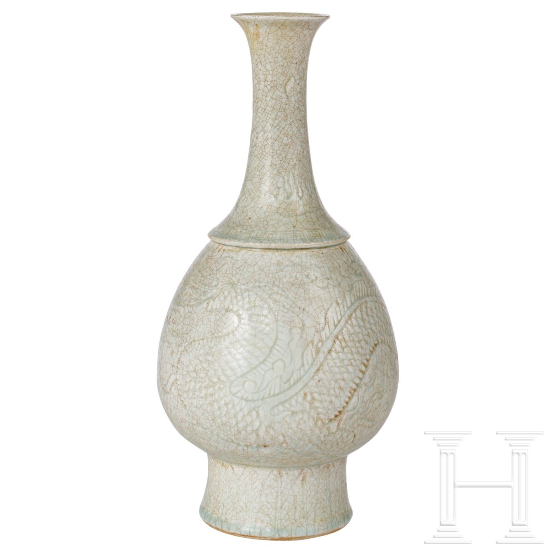 Gro§e Drachenvase in Qingbai-Glasur, ChinaÊ - Image 2 of 5