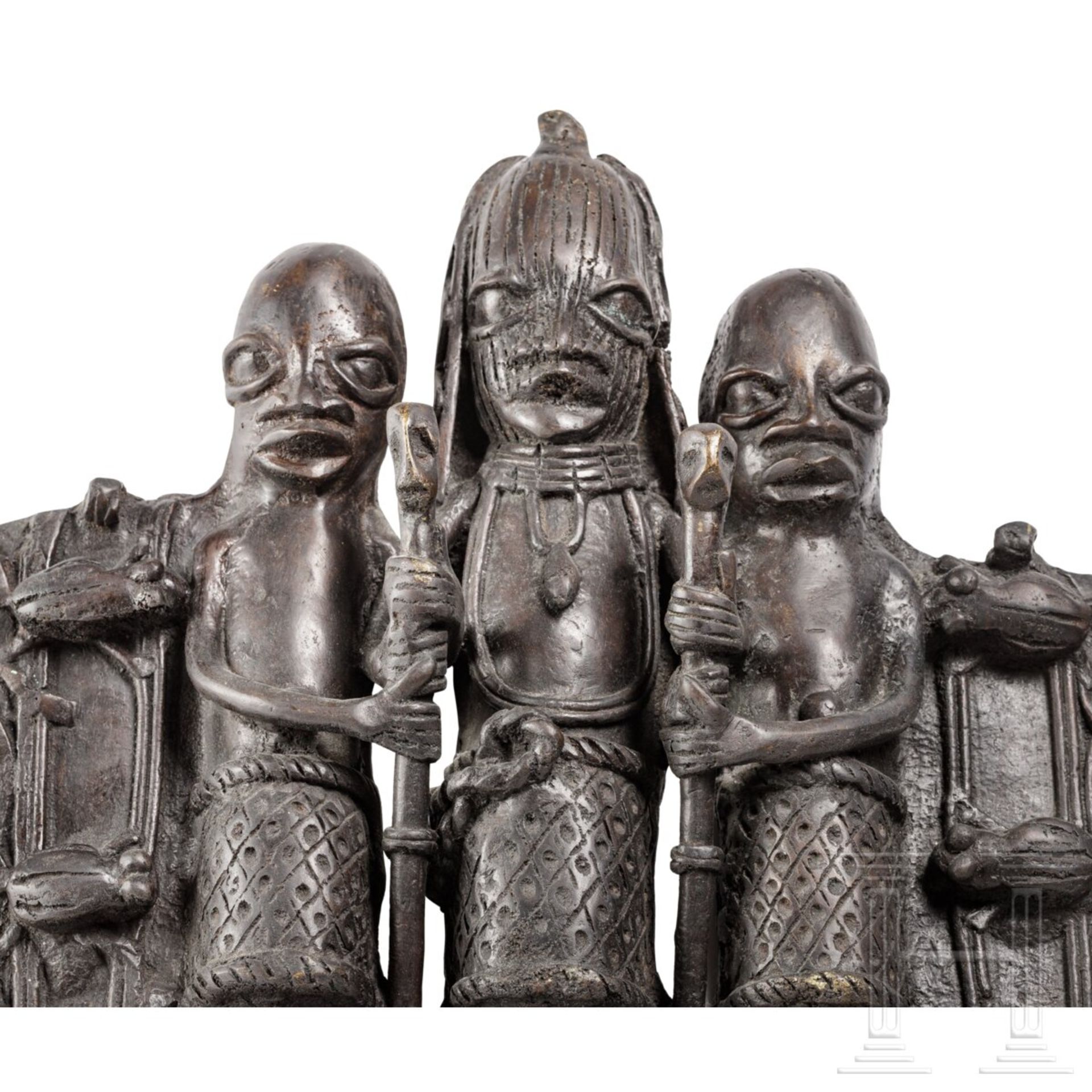 Bronzetafel, Benin - Bild 2 aus 4