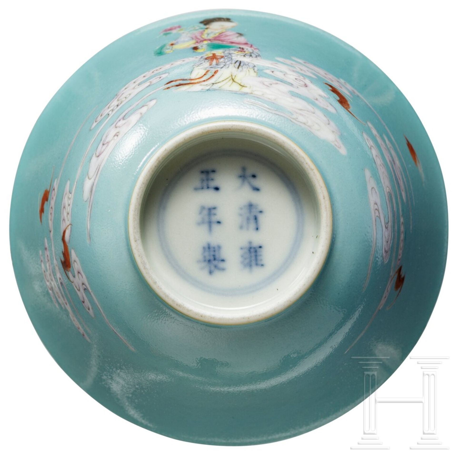 Famille-rose-Tasse mit Yongzheng-Marke - Image 7 of 17