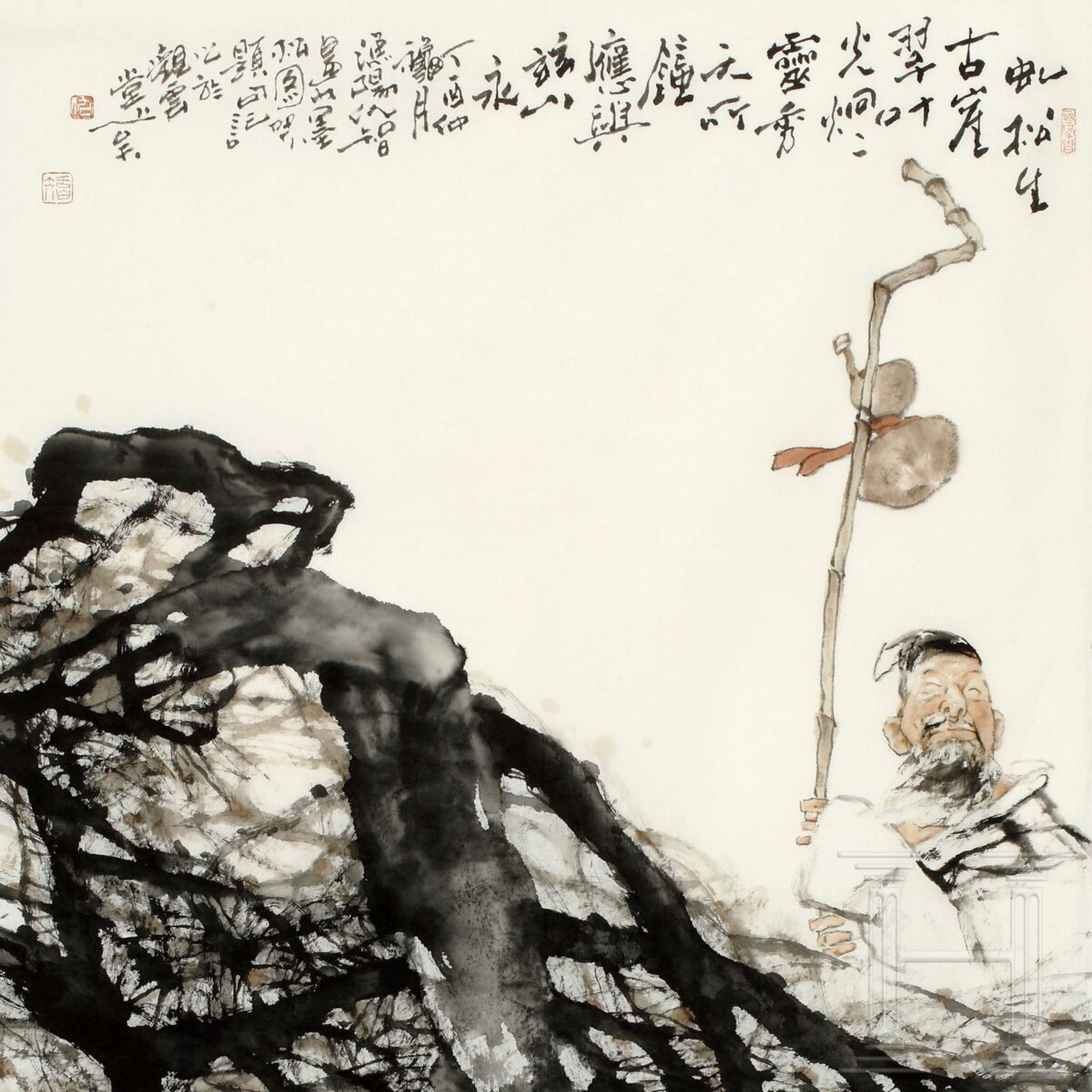 Qiu HongZhi (*1968) - "Frag' den Meister", China - Image 2 of 2