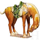 Gro§es Sancai-glasiertes Tang-Pferd, China, 618 - 907