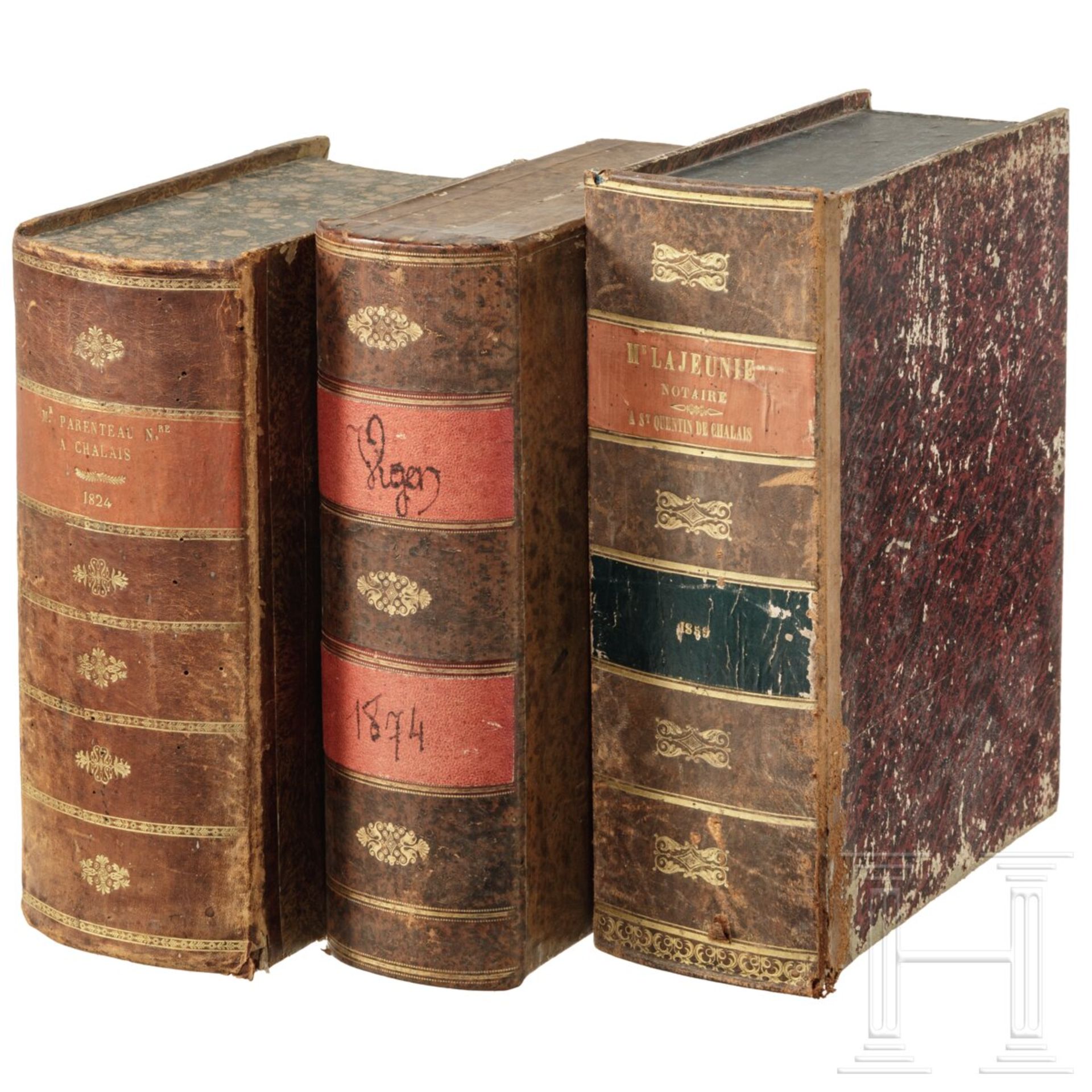 Drei Geheimschatullen in Buchform, Frankreich, um 1870 - Bild 2 aus 4