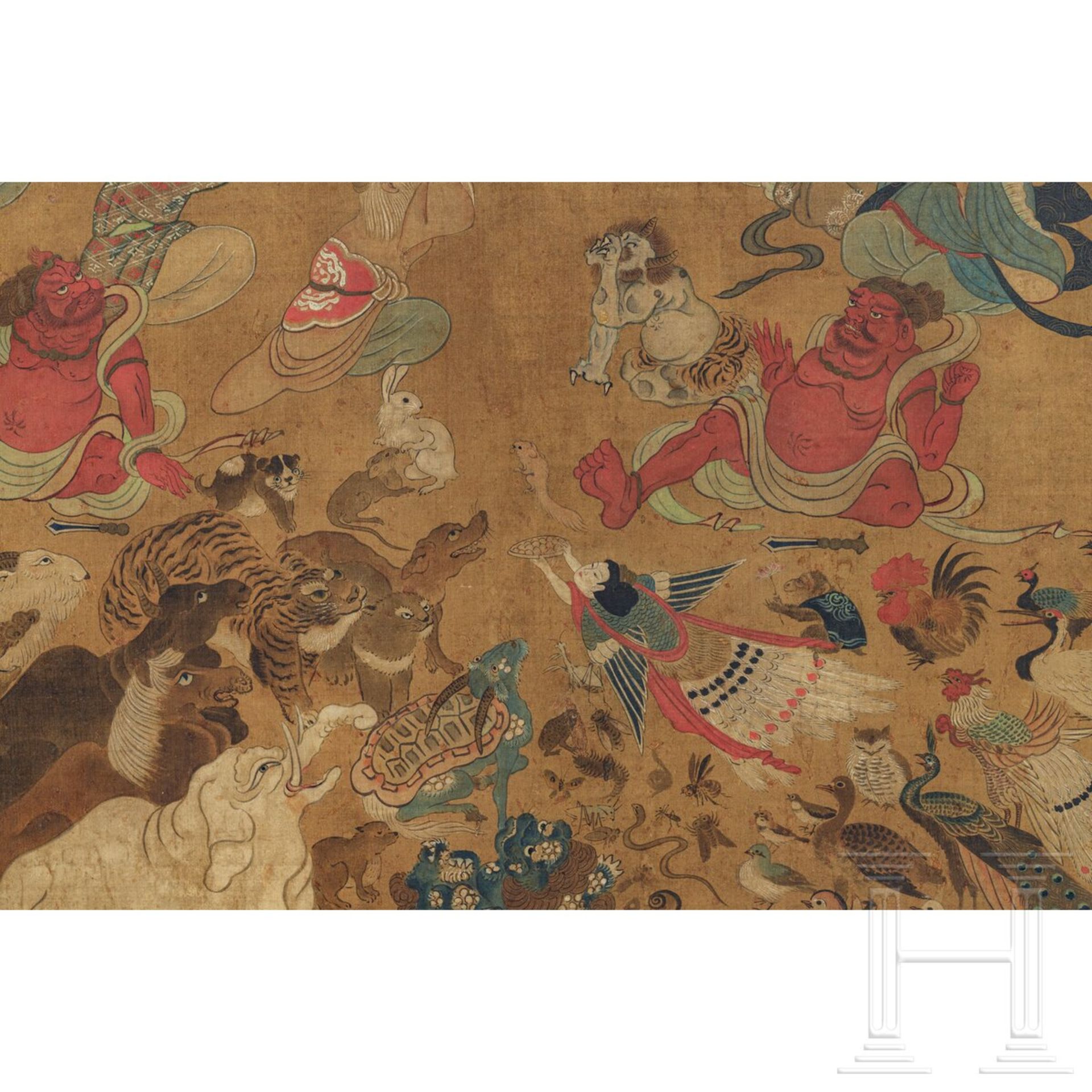 Anonymer Meister, Tod des Buddha, Japan, Edo-Periode (1603 - 1868) - Bild 2 aus 5