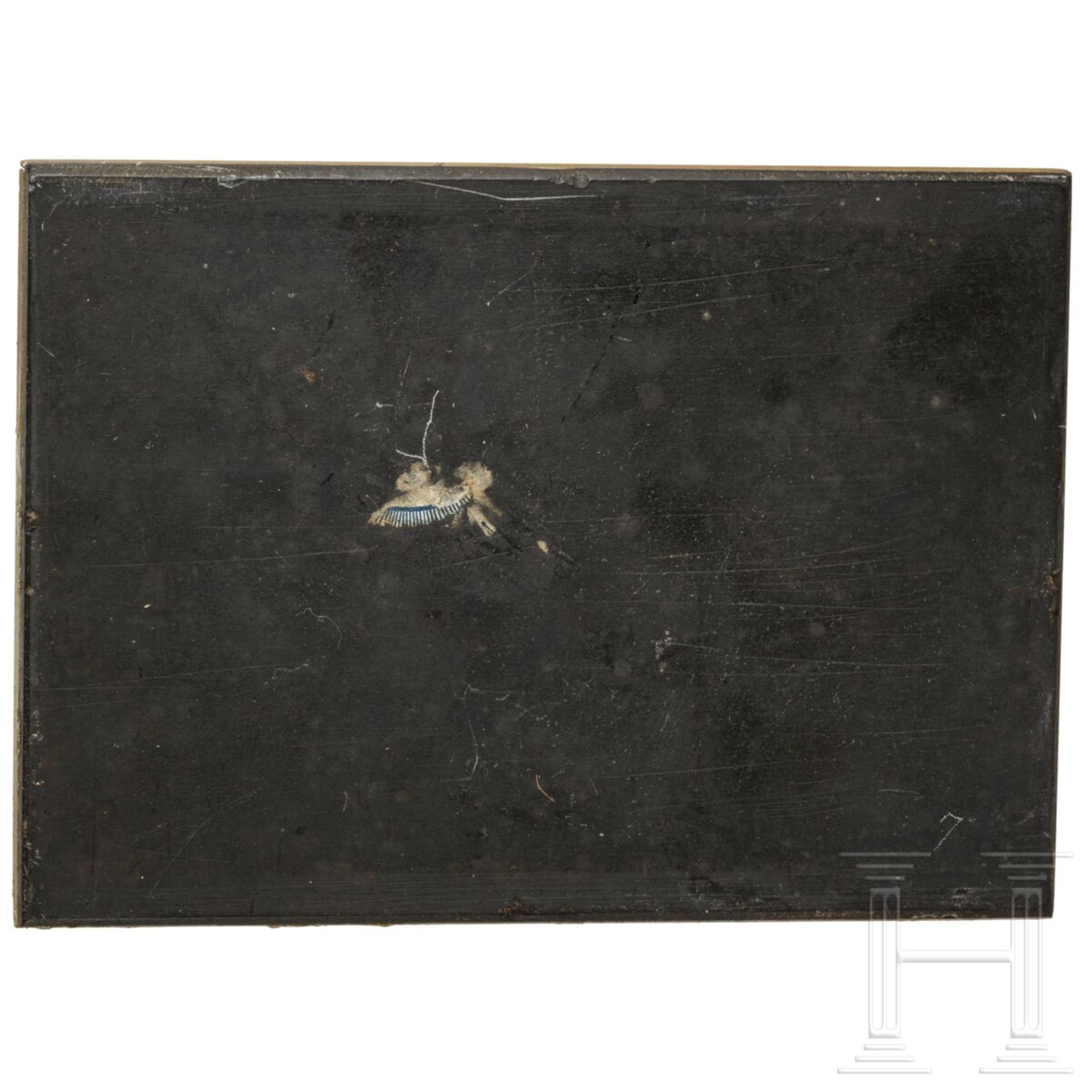 Pietra-Dura-Platte mit Vogeldarstellung, Italien, 17. Jhdt. - Bild 2 aus 3