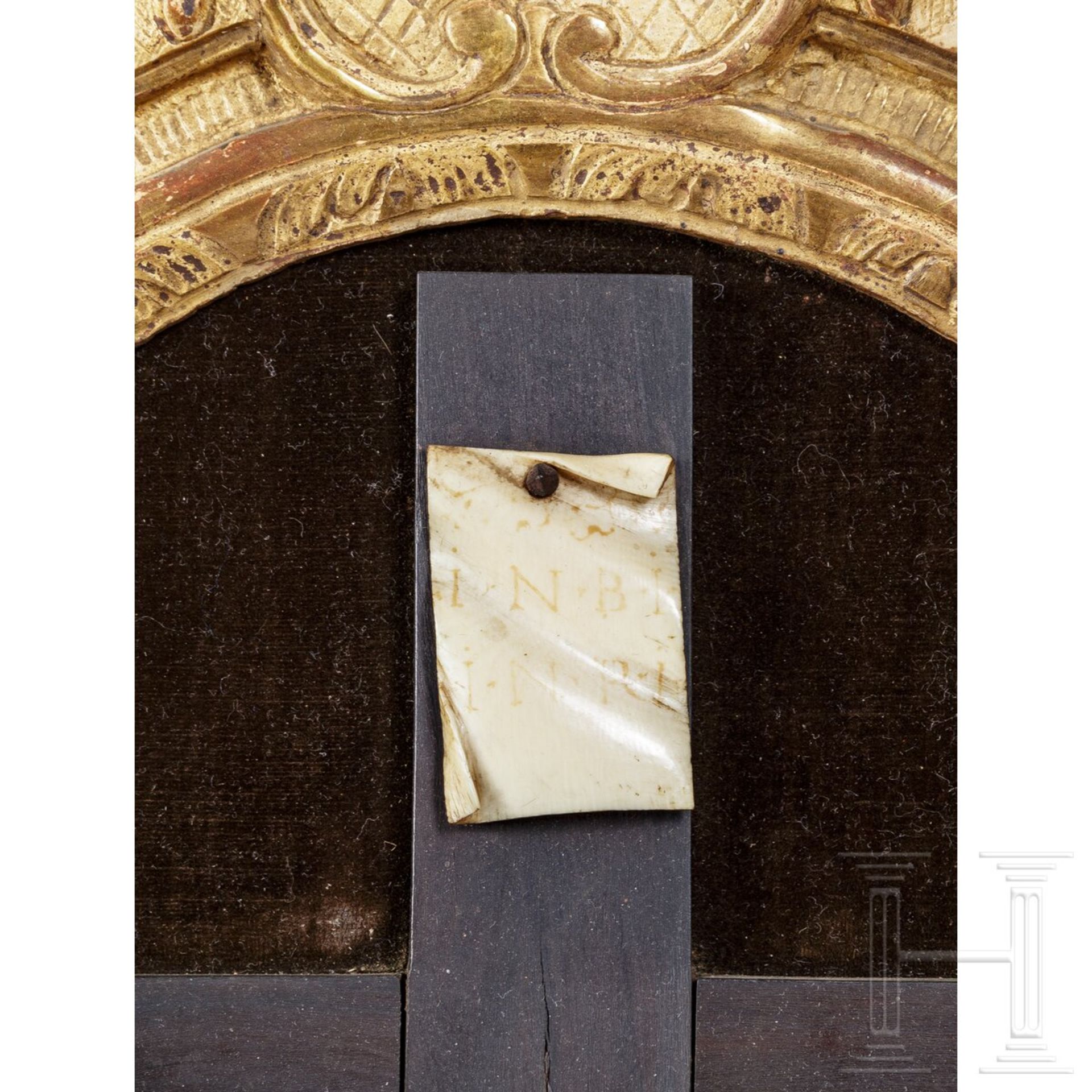 Barocker Korpus Christi im Louis XV.-Rahmen, Frankreich, 18. Jhdt. - Image 4 of 5