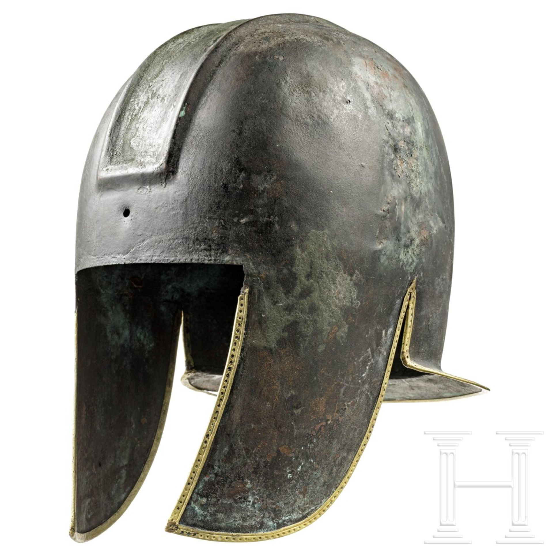 Illyrischer Helm, Typ III A, Griechenland, 6. - 5. Jhdt. v. Chr. - Bild 2 aus 10