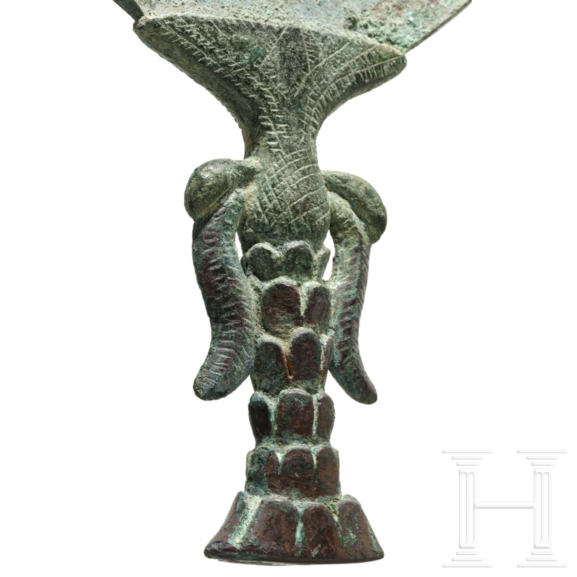 Gro§er Bronzespiegel, elamitisch-sumerisch, 2. Jtsd. v. Chr. - Bild 5 aus 5