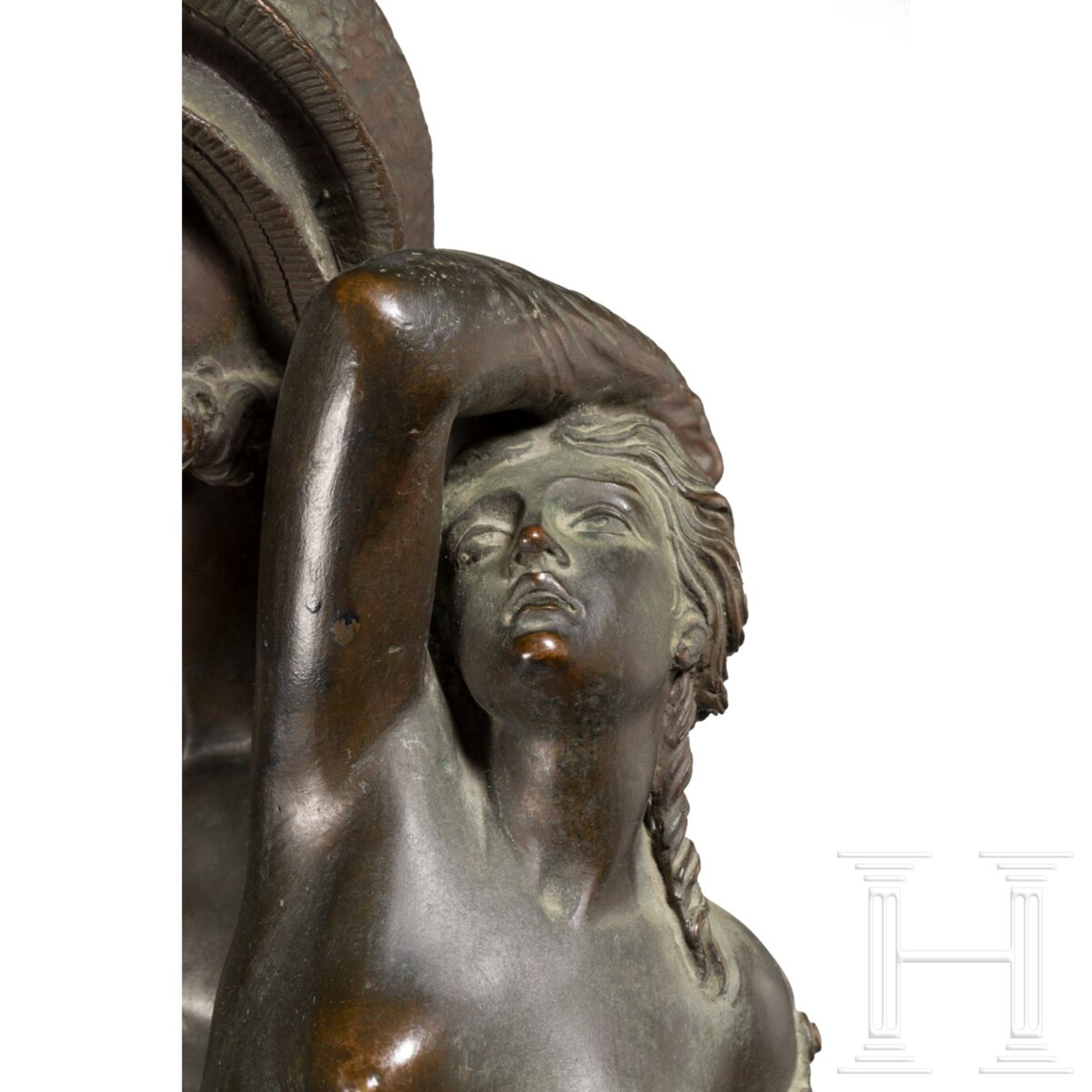 Grand Tour-Skulptur "Raub der Polyxena" nach Pio Fedi (* 07.06.1815 Viterbo,   31.05.1892 Florenz), - Bild 5 aus 10