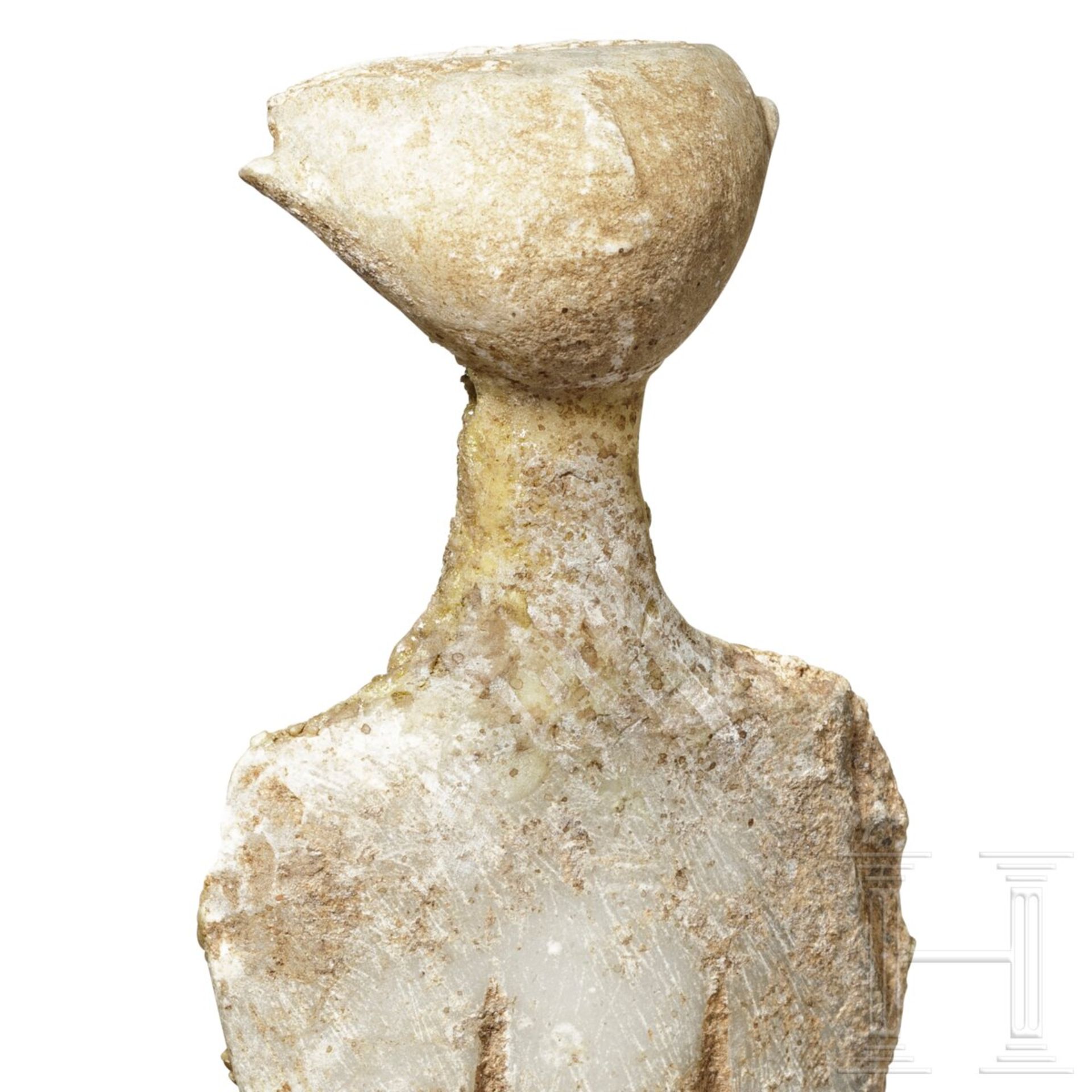 Kilija-Idol, Marmor, Anatolien, 3. Jtsd. v. Chr. - Bild 5 aus 5