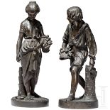 Charles Cumberworth (1811-52) Ð zwei Bronzefiguren